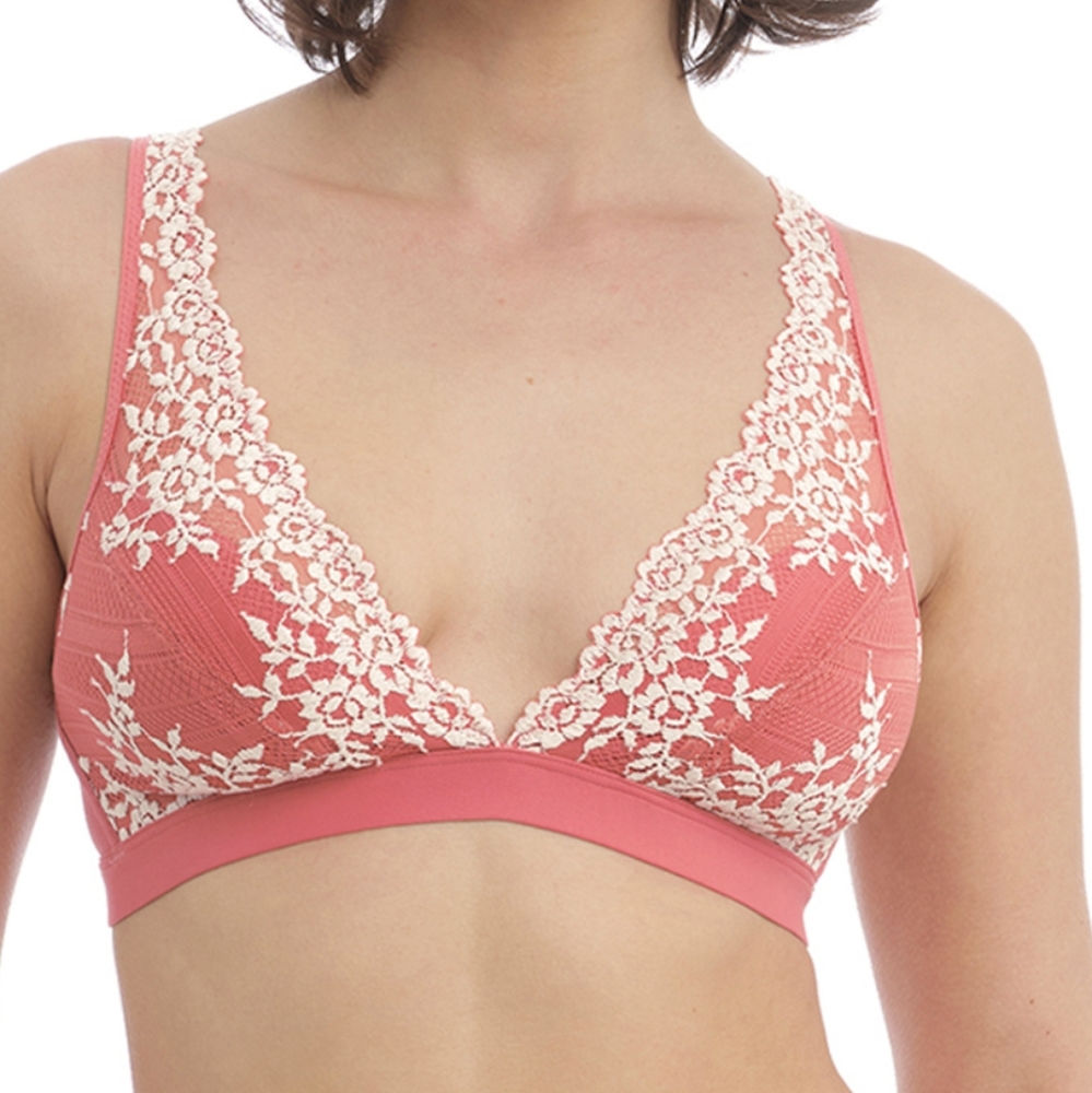 Wacoal Embrace Lace Soft Cup Faded Rose Wireless Bralette